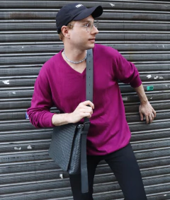 Bottega Veneta Max Cobble Messenger - tienda online