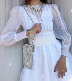 Vestido Vintage de organza