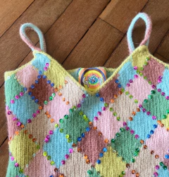 Blusa Argyle Guaraná