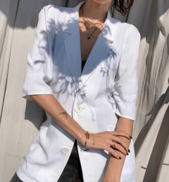 Imagem do Blazer 80’s de linho Jarmod