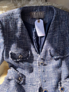 Vestido tweed Space Italy - Frou Frou Vintage – Vintage Store