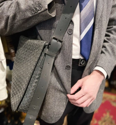 Bottega Veneta Max Cobble Messenger