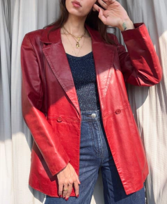 Blazer de couro Vintage - loja online