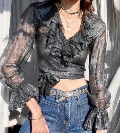 Blusa Saint Laurent 70’s Vintage - comprar online
