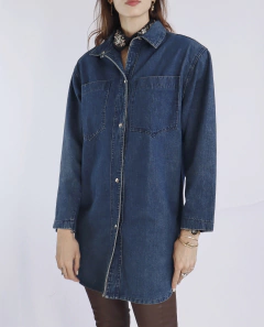 Camisão Jeans 80’s Pigzon - Frou Frou Vintage – Vintage Store