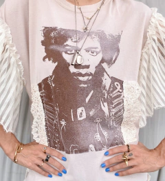 Camiseta Upcycling Jimi Hendrix - comprar online