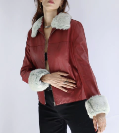 Jaqueta de couro D’anello Upcycling - Frou Frou Vintage – Vintage Store