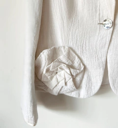 Blazer de linho Emporio Armani na internet