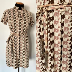 Mini Vestido Vintage Poodles