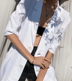 Blazer 80’s de linho Jarmod na internet