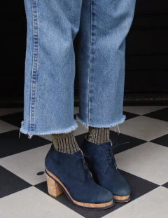 Botas Chanel CC Toe Lace Up 36