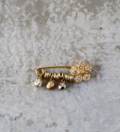 Broche de Alfinete Flor - loja online