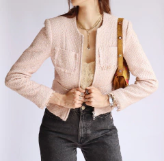 Casaqueto de tweed de seda Daslu