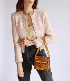 Casaqueto de tweed de seda Daslu - Frou Frou Vintage – Vintage Store
