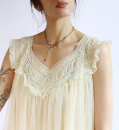 Vestido Sleep Nylon Florzinhas - Frou Frou Vintage – Vintage Store