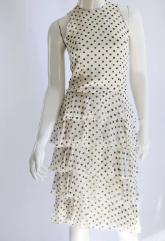 Vestido de Poá Babados - comprar online