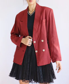 Imagem do Blazer de linho marsala Sem Fim