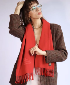 Cachecol Vivienne Westwood Red - Frou Frou Vintage – Vintage Store