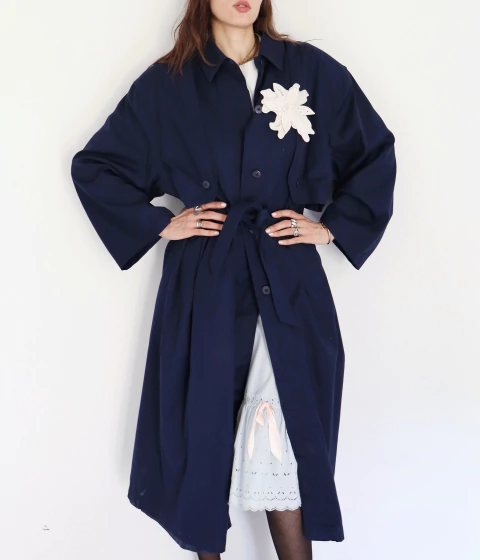 Trench Coat marinho California - comprar online