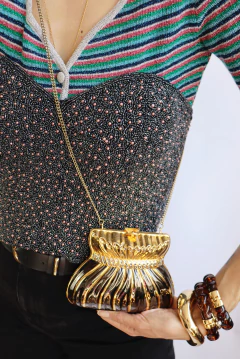 Bolsinha de metal Babi - loja online