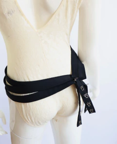 Vintage black Gloria Coelho Belt - online store