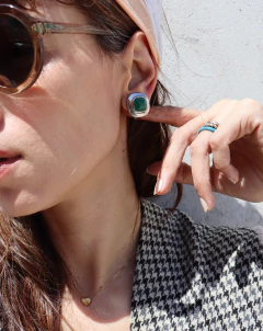 Brinco Francesca Romana quadrado - comprar online