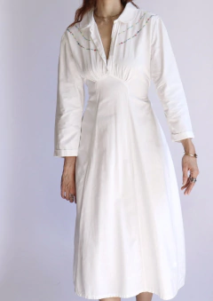 Vestido bordado Atenas - comprar online