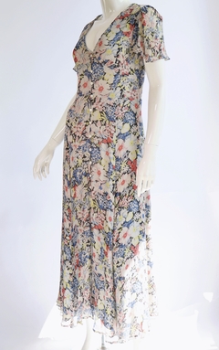 Vestido floral Ralph Lauren - Frou Frou Vintage – Vintage Store