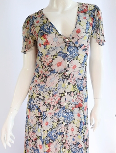 Vestido floral Ralph Lauren na internet