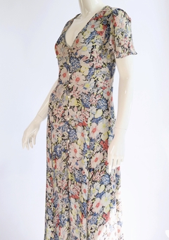 Vestido floral Ralph Lauren na internet