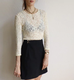Blusa de encaje Ava