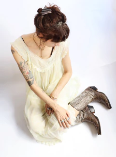 Vestido Sleep Nylon Florzinhas