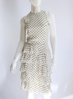 Vestido de Poá Babados - Frou Frou Vintage – Vintage Store