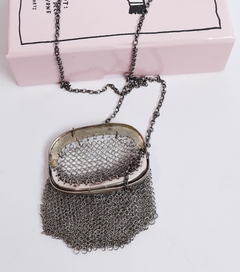 Nickel Purse in silver metal mesh - buy online