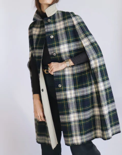 Casaco Pelerine dupla face Londres - Frou Frou Vintage – Vintage Store