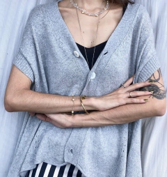 Cardigã de lã e cashmere BCBG