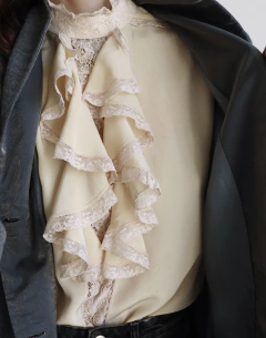 Camisa em seda Vitoriana - Frou Frou Vintage – Vintage Store