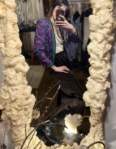 Casaqueto floral Ornella Venturi - loja online