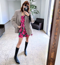 Vestido floral Balenciaga Nicolas Ghesquière on internet