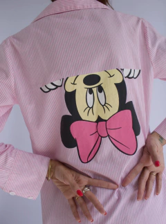 Camisão listrado Minnie