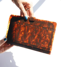 Clutch Tortoise - Frou Frou Vintage – Vintage Store