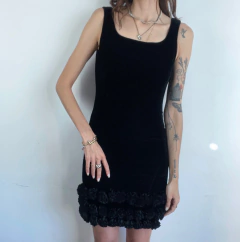 Vestido veludo Armani Collezioni