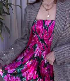 Vestido floral Balenciaga Nicolas Ghesquière