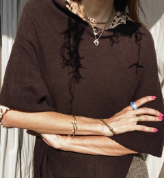 Poncho cashmere Nepal na internet