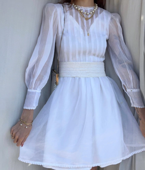 Vestido Vintage de organza