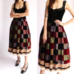 Vestido Patchwork Daslu - Frou Frou Vintage – Vintage Store