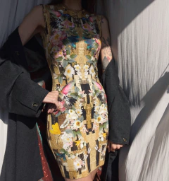 Vestido Alexander Mcqueen Hummingbird - Frou Frou Vintage – Vintage Store