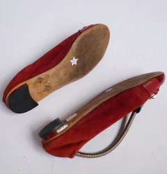 Sapatilha Gucci Moon Bamboo Horsebit Etoupe - Frou Frou Vintage – Vintage Store