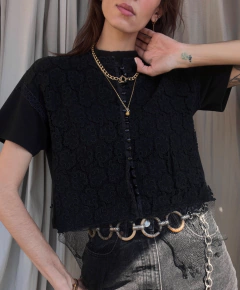 Camiseta Upcycling Black