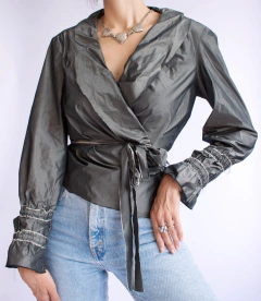 Camisa envelope Tafetá - loja online